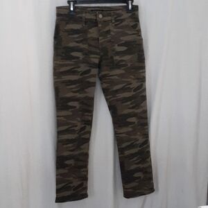 Lucky Brand Jeans Women Size 6/26 Camo Ava Slim Fit Ankle Mid Rise Grung…